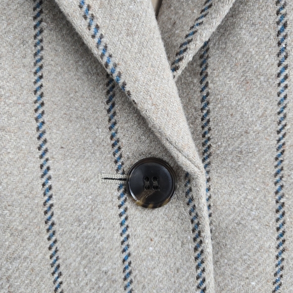 Madewell Bedford Oversized Blazer Jennifer Stripe Belted - Picture 6 of 16